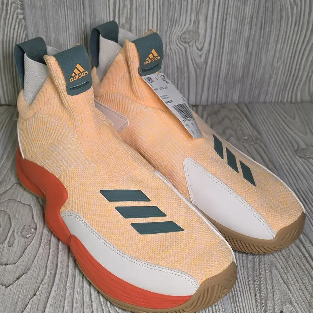 Adidas N3XT L3V3L 2020 Chalk White Solar Gold Orange High-Top Sneakers Men 9 NWT